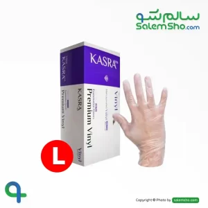 دستکش وینیل کسری طب بزرگ | سالم‌شو