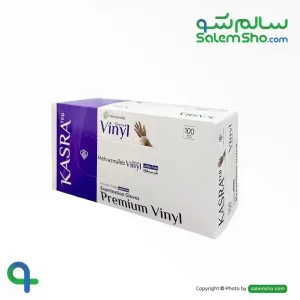دستکش وینیل کسری طب 100 عددی سایز S