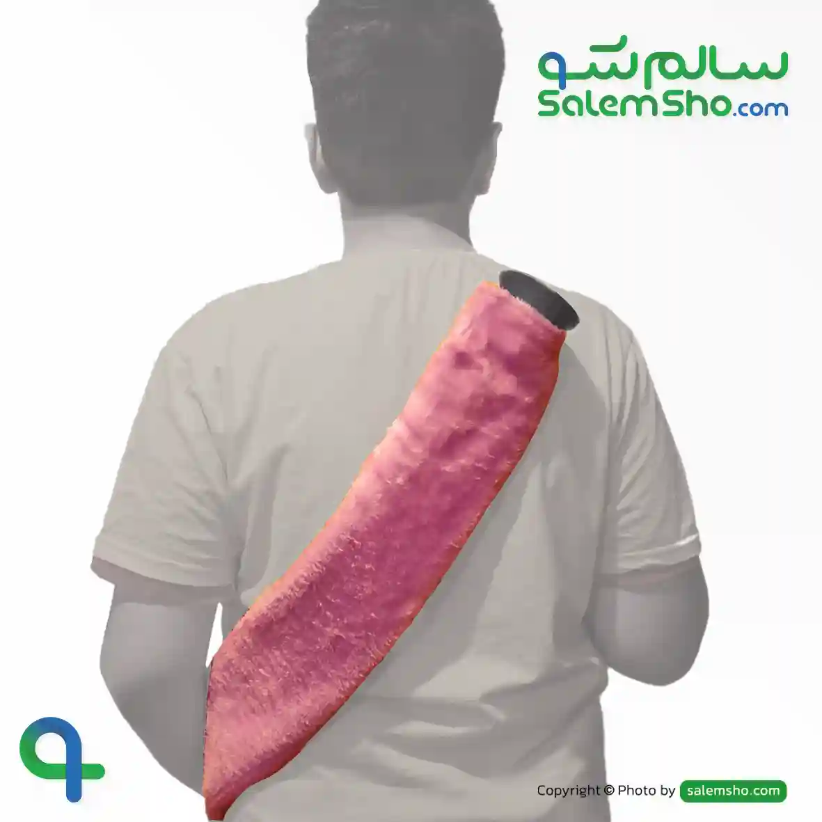 کیسه آب گرم گردن‌ و‌ کمر یونیک UNIQUE روکش‌دار | سالم‌شو