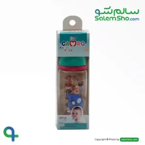 شیرخوری پیرکس متوسط (120میلی لیتر) کمرو