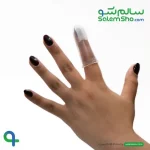 جزئیات پوشیده شده مسواک انگشتی سیلیکونی کمرو | سالم‌شو